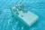 Надувной матрас-шезлонг для плавания 176х107см с тканевым чехлом и подстаканником, до 90кг
