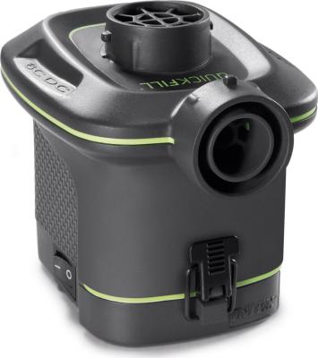 Насос электрический на батарейках (6шт х тип C) "Quick-Fill Battery" 420л/м, 3 насадки в комплекте