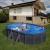 Овальный бассейн, серия "GRANADA" 500x300x132см, имитация Графит