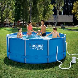 Каркасный бассейн 305х107см, 6300л, фил.-насос 2270л/ч
