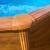 Овальный бассейн, серия "PACIFIC" 610x375x120см, имитация Дерево