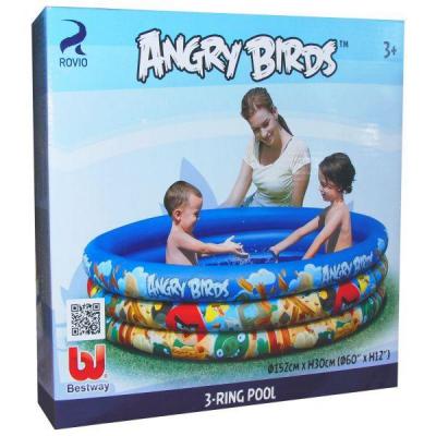 Детский круглый бассейн 152х30 см, 282 л, Angry Birds