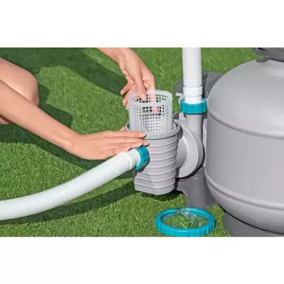 Песочный фильтр-насос 8327л/ч, резервуар для песка 20кг, фракция 0.45-0.85мм