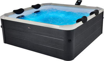 СПА-бассейн 180х180х65см "Oslo Aero Plus", квадратный,  гидромассаж, аэромассаж.(4 коробки A.B.C.D)